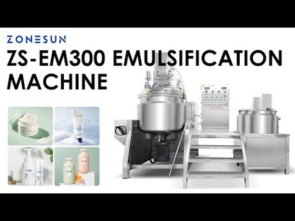 ZONESUN ZS-EM300 Vacuum Mixing Emulsifying Machine