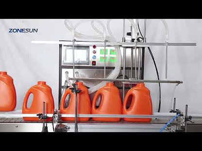 ZONESUN ZS-VTDP40 4-Nozzle High-Flow Diaphragm Liquid Filling Machine