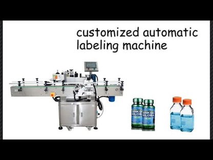 ZONESUN Auto PLC Round Bottle Labeling Machine for Food & Cosmetics