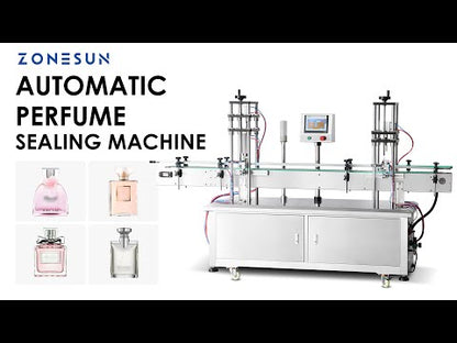 ZONESUN ZS-YG11U Automatic Perfume Bottle Crimping Capping Machine