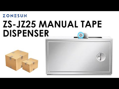 Zonesun ZS‑JZ25 Manual Corner Tape Dispenser for Neat Package Seals