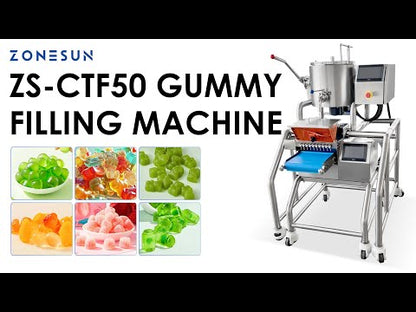 Zonesun ZS‑CTF50 Gummy Depositor with Cooker and PLC Control