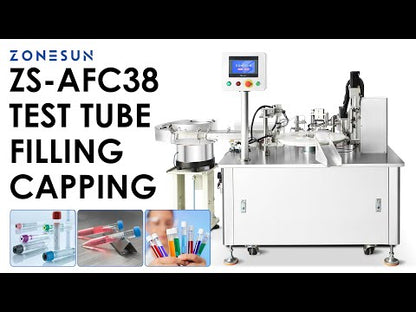 Zonesun ZS‑AFC38 Automatic Test Tube Filling & Capping Machine