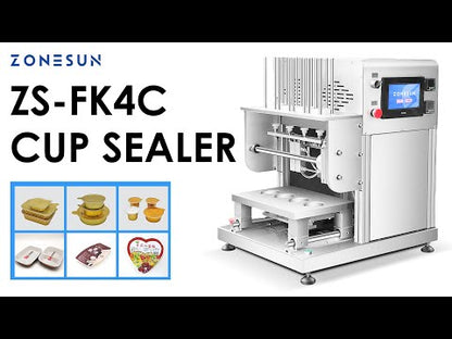 Zonesun ZS-FK4D Precut Lid Cup Sealer
