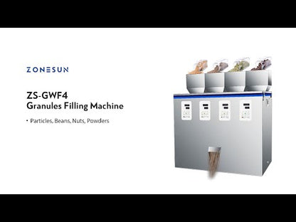 ZONESUN ZS-GWF2 Dual-Hopper Granule Filling Weighing Machine