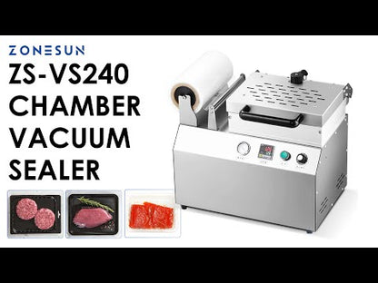 ZONESUN ZS-VS240 Automatic Chamber Vacuum Sealer