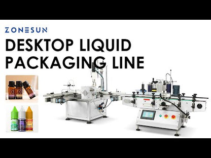 ZONESUN ZS-AFCL1 Automatic Bottle Filling Capping Labeling Line