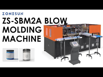 ZONESUN ZS-SBM2A Automatic 2-Cavity PET Bottle Blow Molding Machine with UV Heating