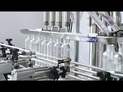 ZONESUN ZS-YT4TZ Automatic 4 Nozzles Piston Liquid Filling Machine