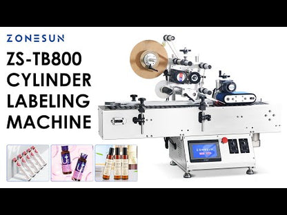 ZONESUN ZS-TB800 High Speed Automatic Small Round Bottle Labeling Machine