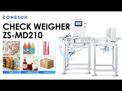 ZONESUN ZS-MD210 Industrial Check Weigher for Packaging Lines