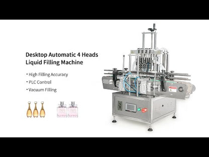 ZONESUN ZS-DTZL500 Desktop Automatic Vacuum Liquid Filling Machine