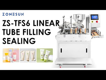 Zonesun ZS‑TFS6 Linear Ultrasonic Tube Filling & Sealing Machine