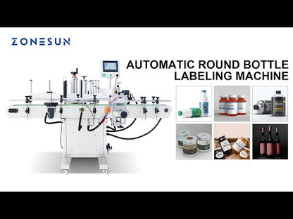 ZONESUN ZS‑TB260S Compact Double Side Round Bottle Labeling Machine