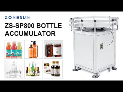 Acumulador automático de botellas ZONESUN ZS-SP800 para línea de producción