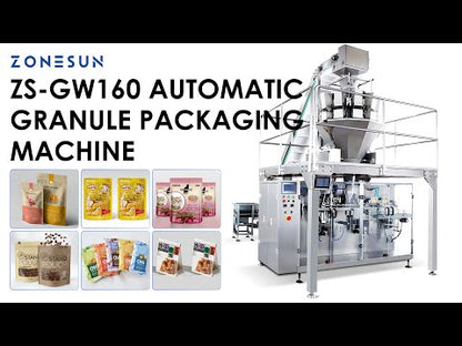 ZONESUN ZS-GW160 Auto Vertical Form Granule Filling Sealing Machine