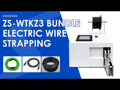 ZONESUN ZS-WTKZ3 Electric Wire Strapping Machine for Bags and Cords Binding