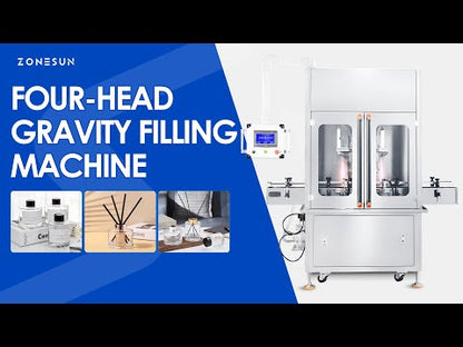 ZONESUN ZS-VTGZ100B Gravity Perfume Filling Machine with Reflow Function