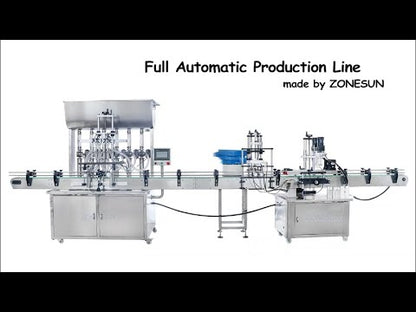 ZONESUN ZS-FAL180AP Automatic Paste Filling&Capping Line with Labeling