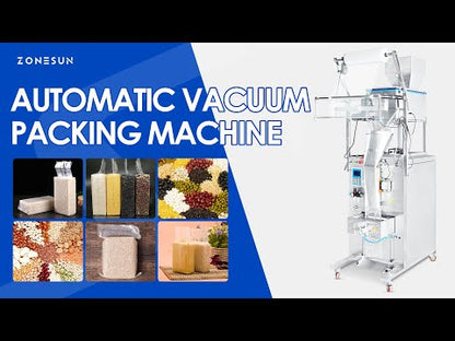 ZONESUN ZS-FM1000V Automatic Granule Vacuum Filling & Sealing Machine Rice Grains VFFS Machine