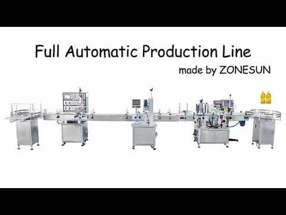ZONESUN ZS-FAL180R6 4-Head Liquid Filling Capping Labeling Line with Printer