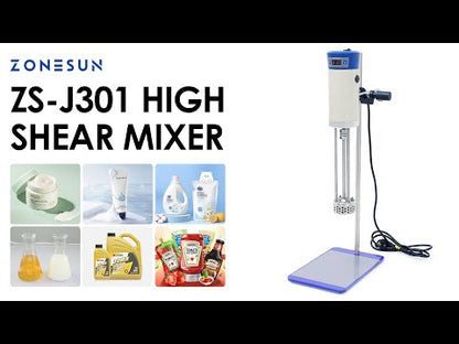 ZONESUN ZS‑J300 High‑Shear Emulsifying Mixer for Cosmetics & Industry
