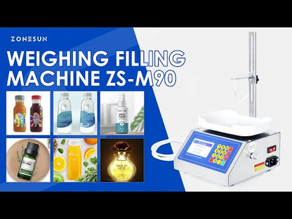 ZONESUN ZS-M90 Semi Automatic Liquid Weighing Filling Machine