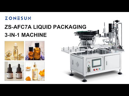 ZONESUN ZS-AFC7A Magnetic Pump Mini Bottle Filling Capping Machine