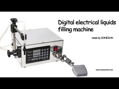 ZONESUN KC-280 Stainless Steel Diaphragm Pump Liquid Filling Machine
