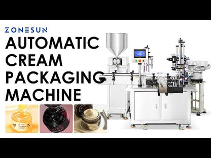 ZONESUN ZS-AFC26 Automatic Rotor Pump Paste Filling Capping Machine