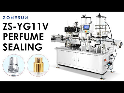 ZONESUN ZS-YG11V Auto Perfume Bottle Pressing and Crimping Machine