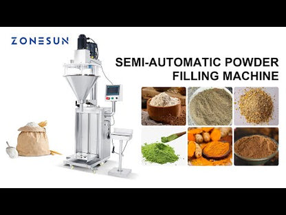 ZONESUN ZS-FM710 Semi Automatic Powder Auger Filling Weighing Machine