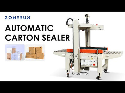 ZONESUN ZS-FKC5040X Automatic Carton Top and Bottom Sealing Machine