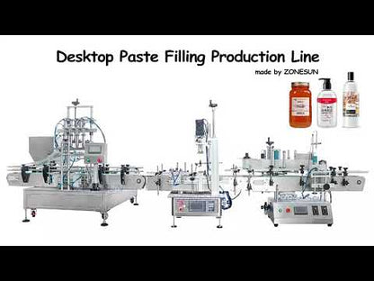 ZONESUN ZS-FAL180C5 Desktop Liquid Filling Capping Labeling Machine