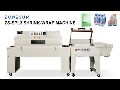 ZONESUN ZS-SPL3 PVC & Polyolefin Film L-bar Sealing Shrinking Machine