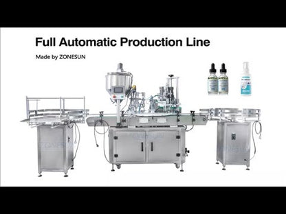 ZONESUN Small Vial Liquid Filling & Capping Automatic Production Line