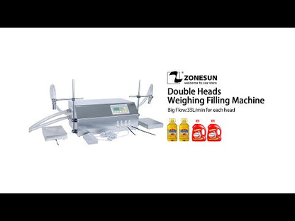ZONESUN ZS-DP432W Diaphragm Pump Liquid Filling Weighing Machine