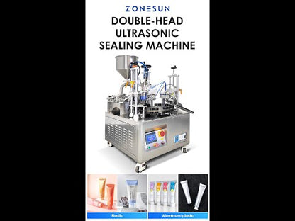 ZONESUN ZS-HX006SS Auto Paste Tube Filling Ultrasonic Sealing Machine