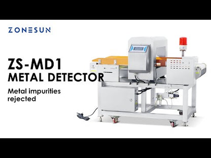ZONESUN ZS-MD1 Conveyor Belt Metal Detector with Auto Reject
