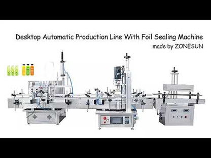 ZONESUN ZS-FAL180S Table Liquid Filling Capping Sealing Machine Line
