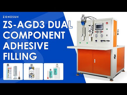 ZONESUN ZS-AGD3 Automatic Low-Viscosity AB Glue Filling Machine Glue Dispensing Machine