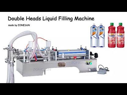 ZONESUN ZS-YT2 Pneumatic 2 Nozzles Liquid Filling Machine