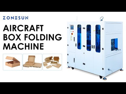 ZONESUN ZS-CSPM4 Automatic Corrugated Aircraft Box Folding Machine