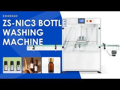 ZONESUN ZS-NIC3 Ionized Air Rinse Machine for PET and Glass Bottle Cleaning