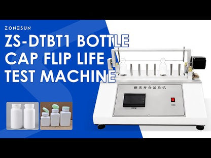 ZONESUN ZS-DTBT1 Automatic Flip Cap Life Test Machine for Cosmetics & Bottles