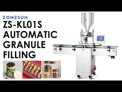 ZONESUN ZS-KL01S Auto Granule Measuring Cup Bottle Filling Machine