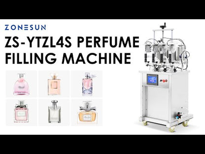 Zonesun ZS‑YTZL4S Semi‑Automatic Vacuum Perfume Bottle Filler