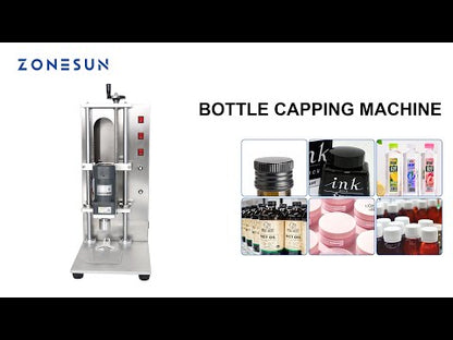 ZONESUN ZS-XGCC2 Tighten Bottle Capping Machine for Screw Caps
