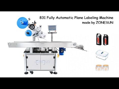 ZONESUN ZS‑TB831 Auto-Flat Surface Labeling Machine with Date Coder