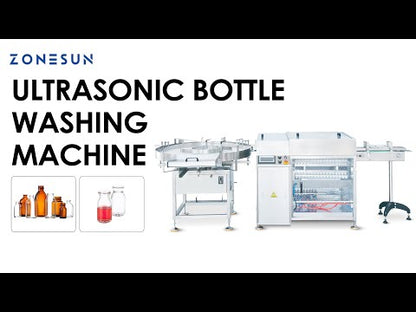 ZS-UWB5 Ultrasonic Bottle Washer for Glass & Plastic 6000BPH